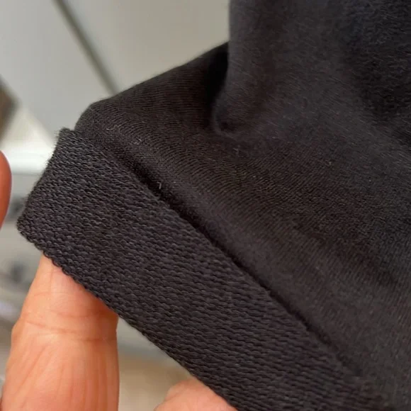 {Le Lis}Sz S Black French Terry Cloth Single Button Closure Blazer - Picture 7 of 7